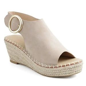 NIB Catherine Malandrino “Cirkly” Espadrille Wedge Sandal